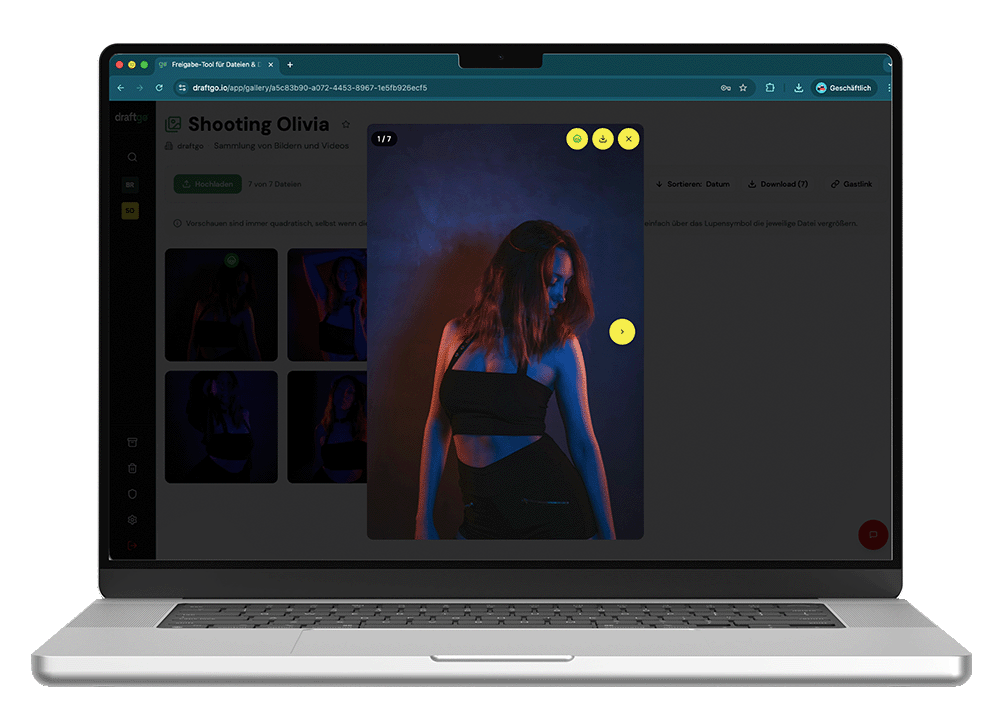 draftgo Online-Galerie – Bildübersicht für Fotografen